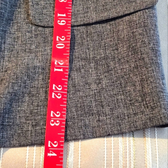 Studio C Gray Blazer Suit Jacket Notched Collar Button Up Faux Pockets Women's 8 - Picture 12 of 12